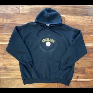 Vintage Pittsburgh Steelers Hoodie Sweatshirt XL